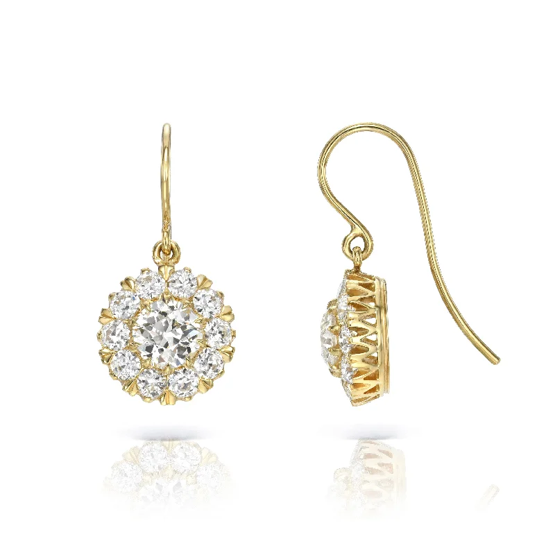 women's earrings butterfly motif -TALIA DROPS