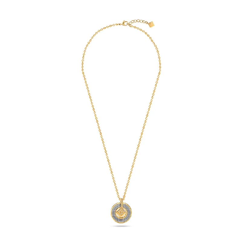 women's necklaces long chain -Camille Two Tone Necklace