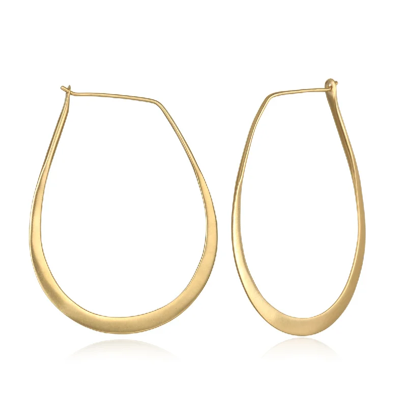 women's earrings star design -Minimalist Gold Hoop Earrings