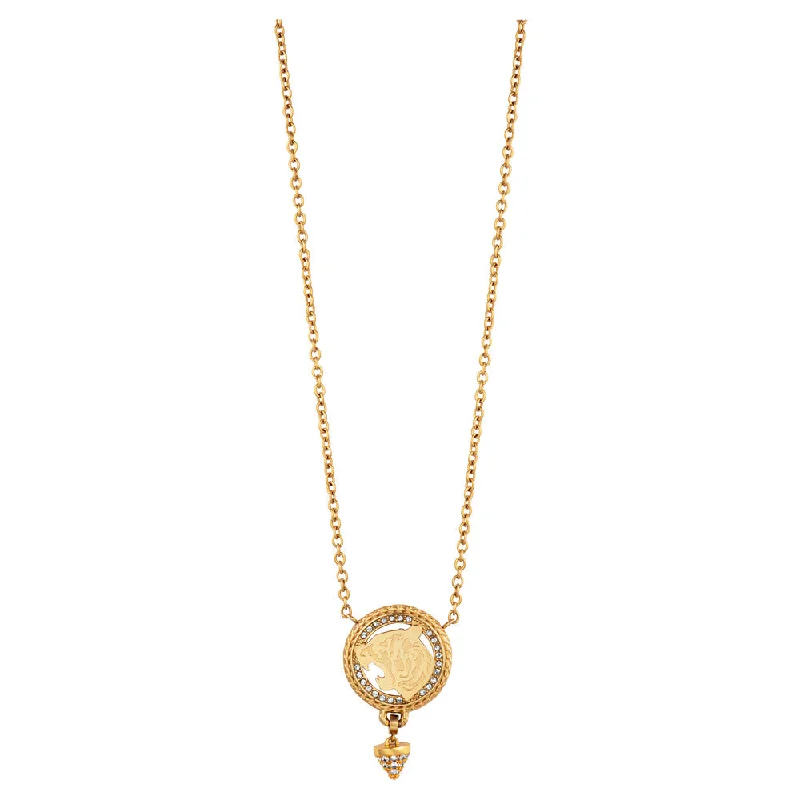 women's necklaces trendy look -Women Ostentatious Gold Necklace