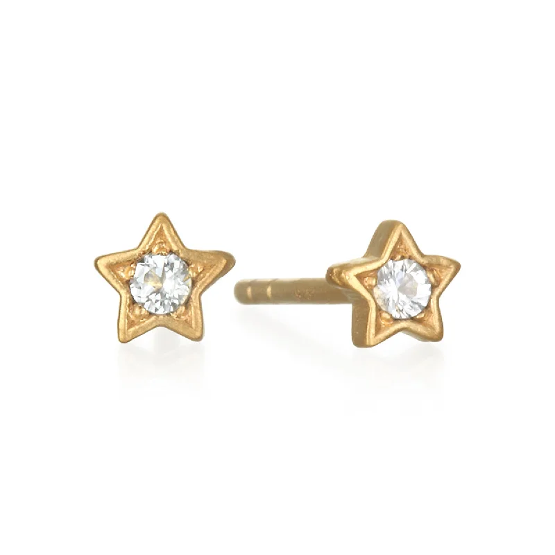 women's earrings butterfly motif -Luminous Starlight Stud Earrings