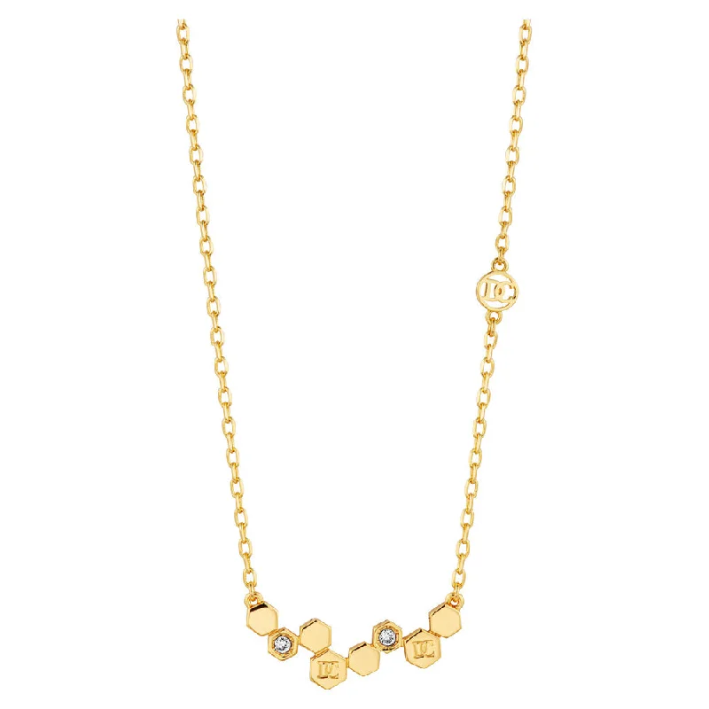 women's necklaces vintage style -Women Favo Gold Necklace