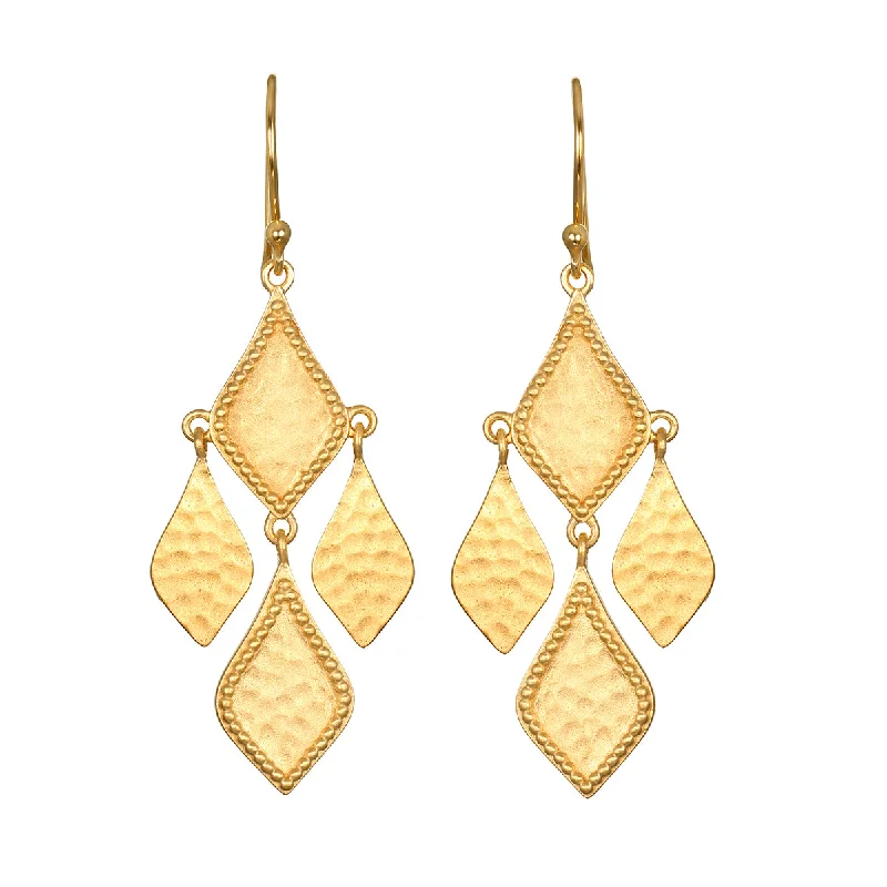 women's earrings for sensitive ears -Adorned with Light Chandelier Earrings