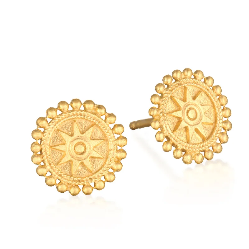 women's earrings Christmas gift -Limitless Stud Earrings Gold