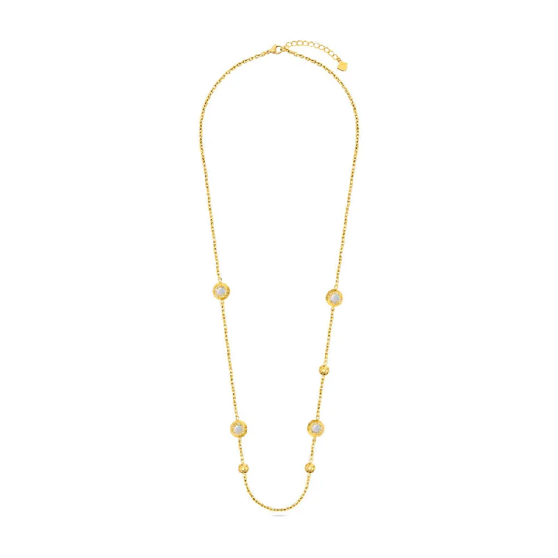 women's necklaces adjustable length -Women Gold Plated Necklace