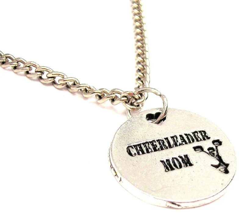 women's necklaces casual yet chic -Cheerleader Mom Single Charm Necklace