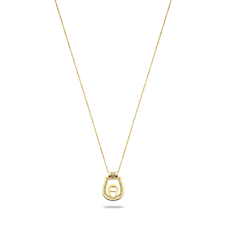 women's necklaces engagement necklace -Women 75cm Gold Necklace