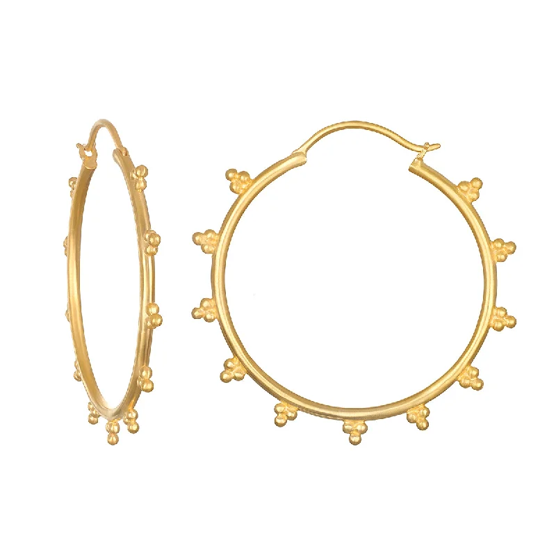 women's earrings trendy look -Limitless Light Gold Hoop Earrings