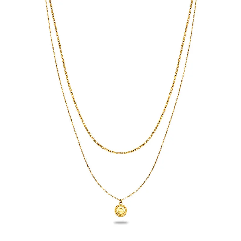 women's necklaces with diamond cluster -Women Aigner Necklace