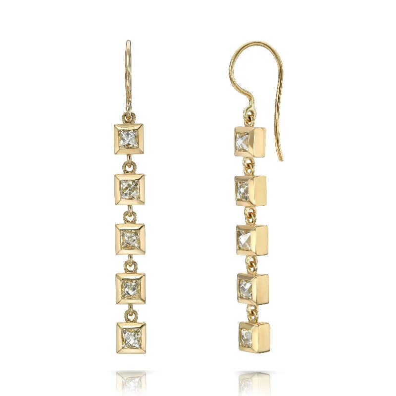 women's earrings bold statement -KARINA DUSTER