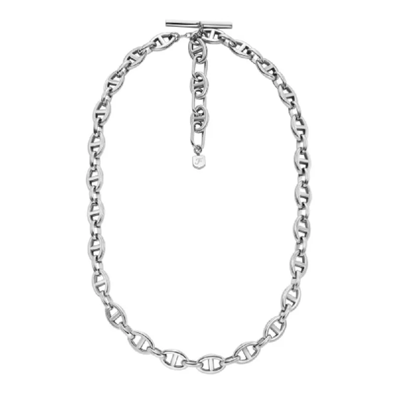 women's necklaces with secret message -Women Heritage Silver Necklace