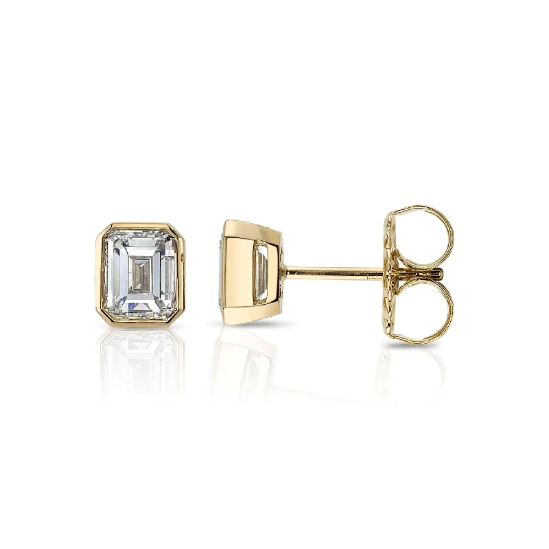 women's earrings engagement gift -LEAH STUDS