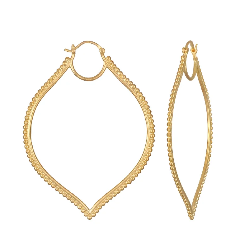 women's earrings bold statement -Potential Possibilities Gold Earrings