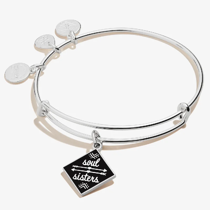 women's bracelets crystal charm -Soul Sisters Charm Bangle, Color