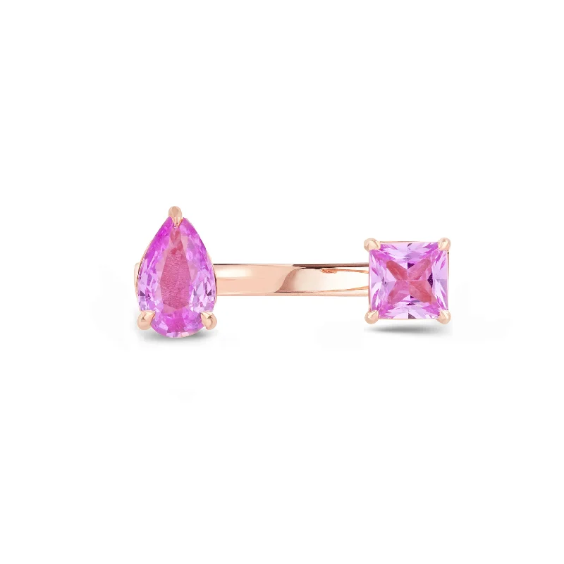 women's rings budget-friendly -Pink Sapphire Reign Ring