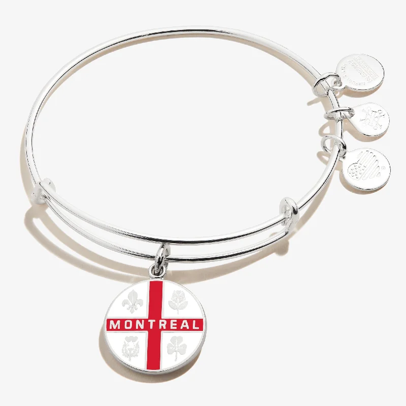 women's bracelets modern design -Montreal Charm Bangle