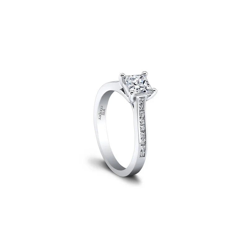 women's engagement rings cushion cut -Emily Engagement Ring