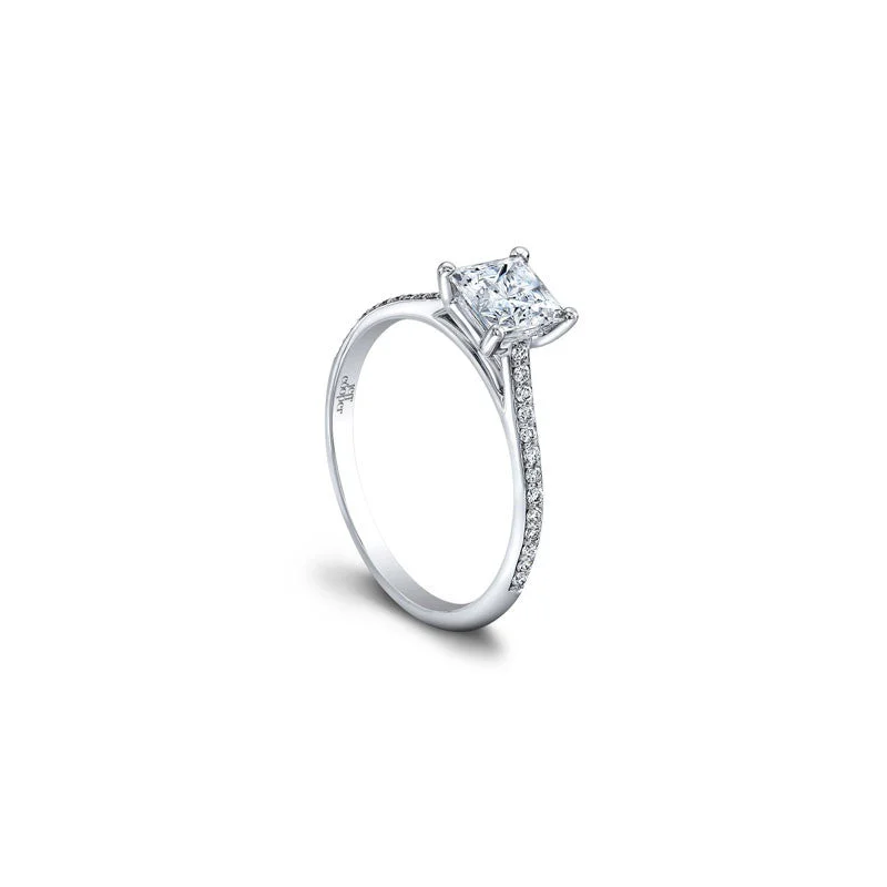 women's engagement rings heart shape -Cherie Engagement Ring