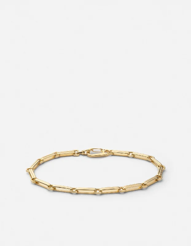 women's bracelets sapphire -Jax Bracelet, Gold Vermeil