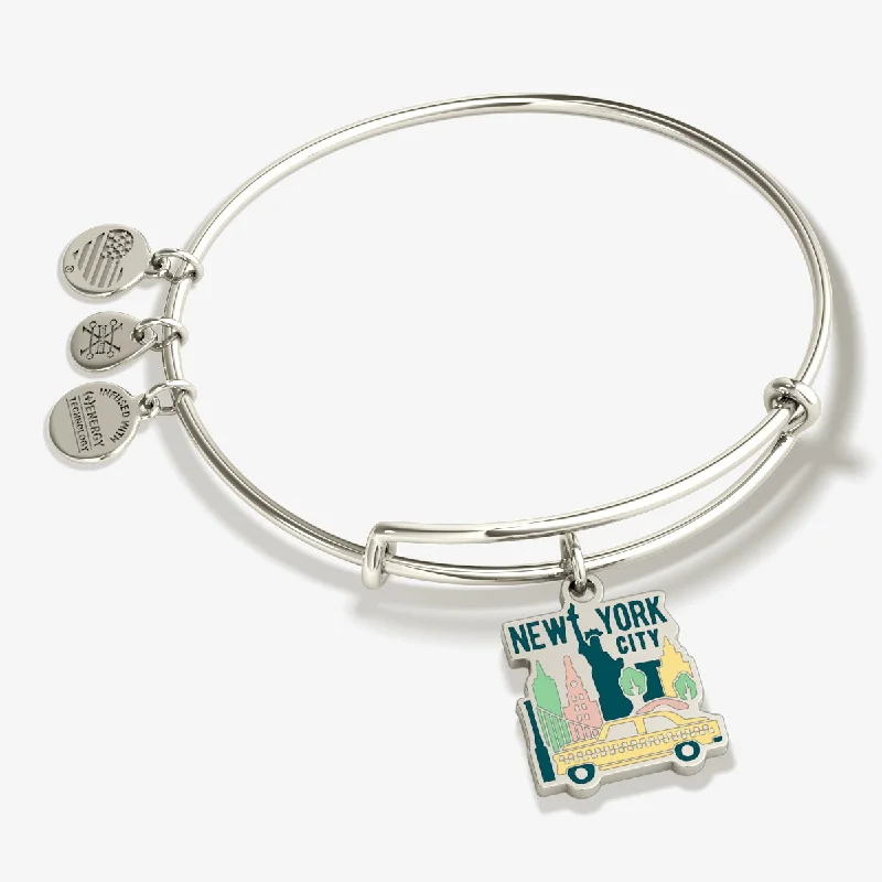 women's bracelets perfect stacking set -New York City Charm Bangle Bracelet