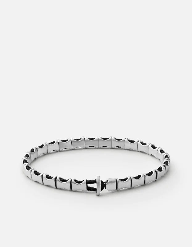 women's bracelets small charm -Orson Bracelet, Matte Silver