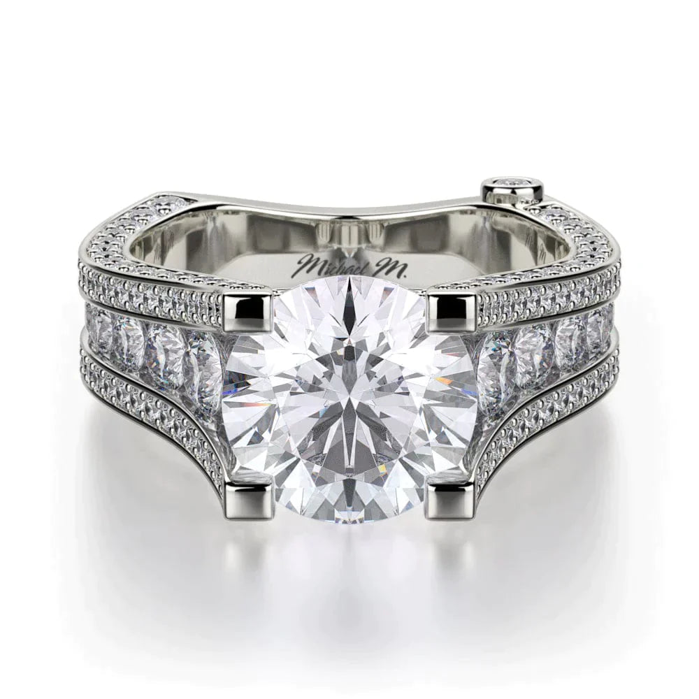 women's engagement rings for sensitive skin -2.10ctw Diamond Engagement Ring