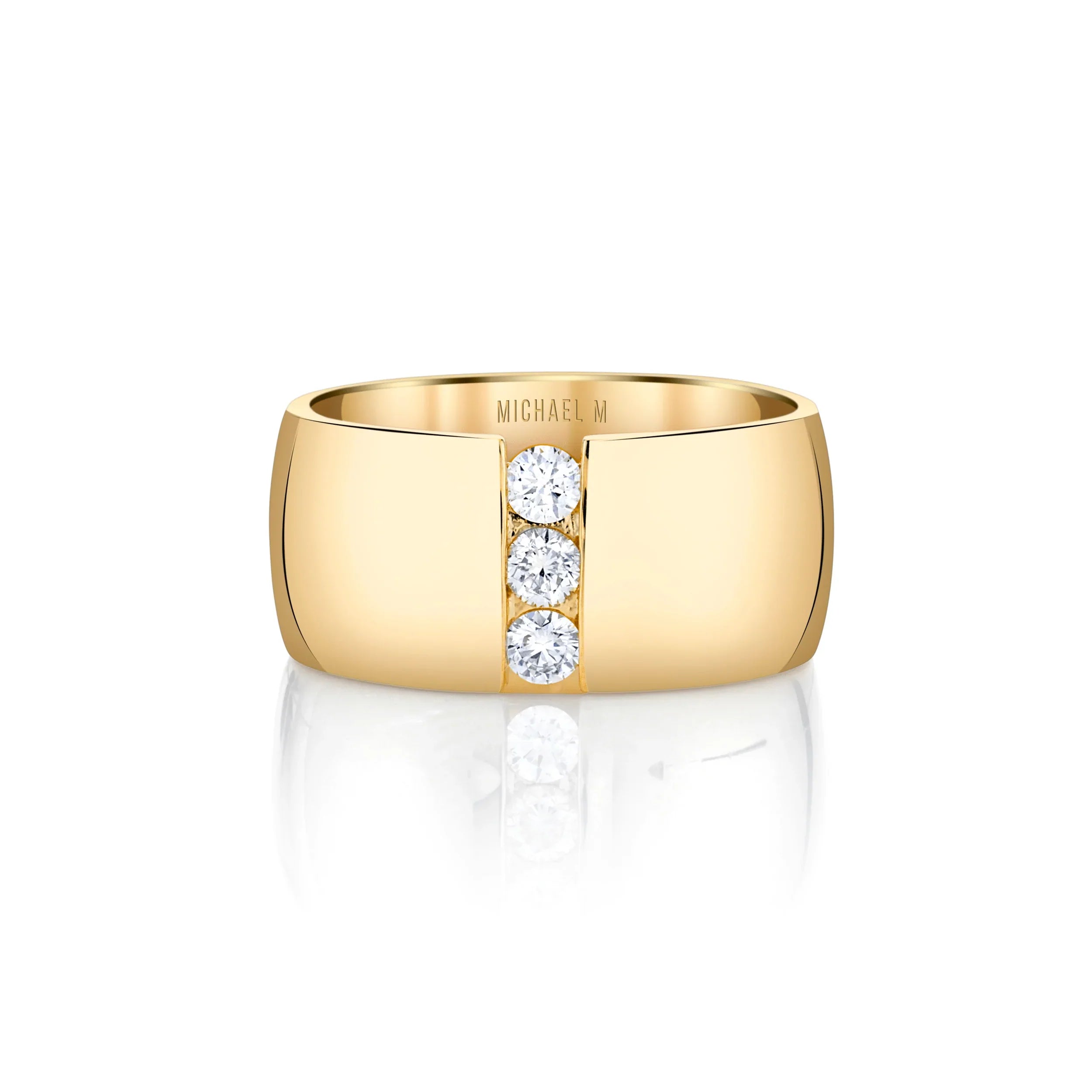 women's rings dainty look -0.30ctw Diamond Orb Split Cigar Ring