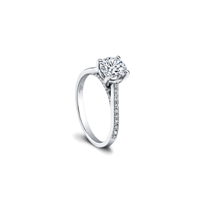 women's engagement rings platinum -Therese Engagement Ring