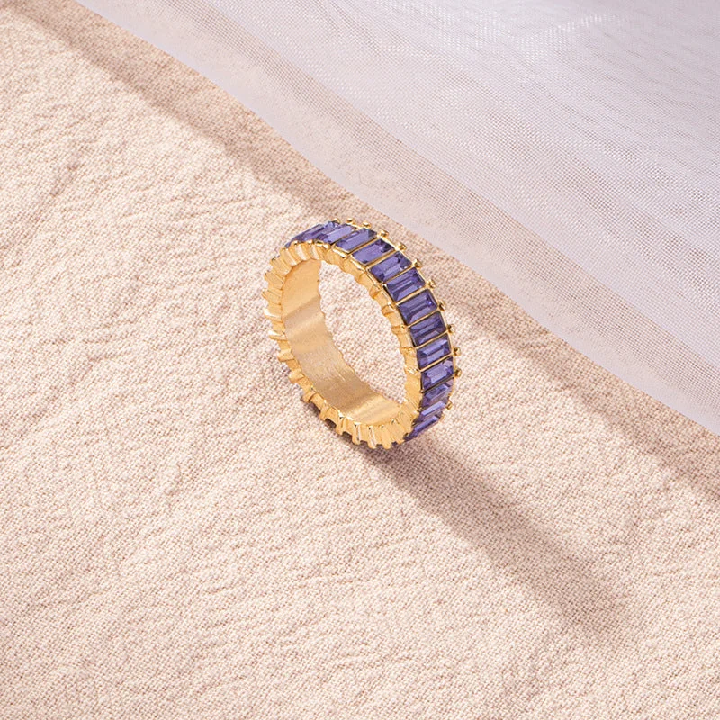 R287-purple Diamond Ring