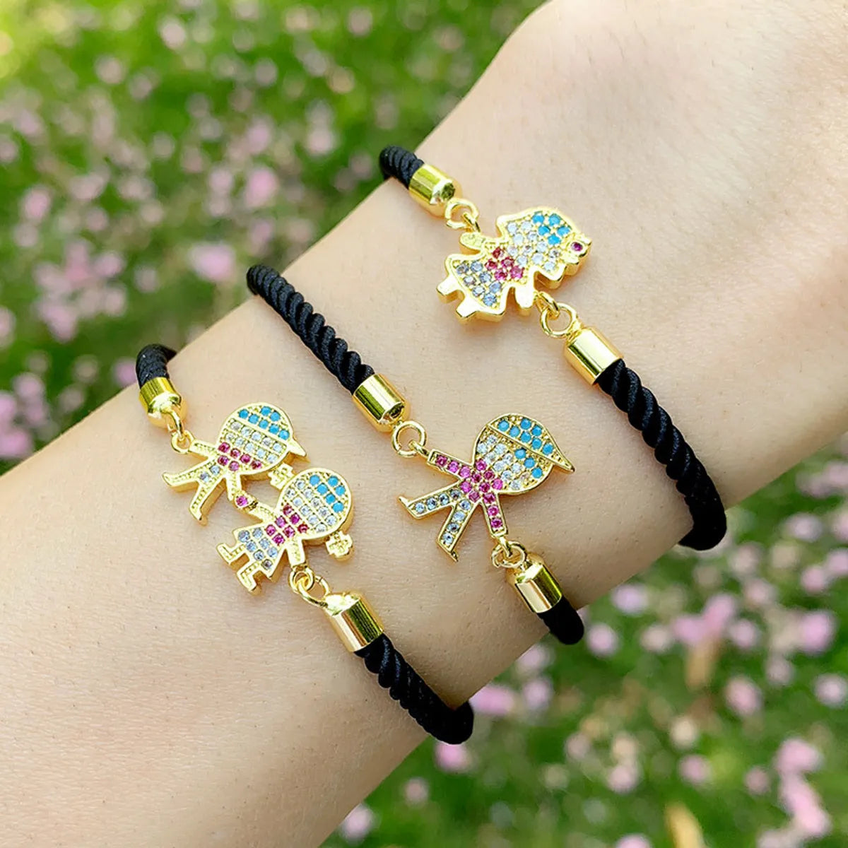 women's bracelets with engraved message -Fashion Bracelet Yiwu Gooddiy Wholesale Korean Classic Boy Girl Couple Bracelet Gift