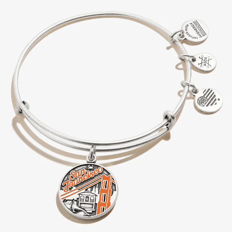 women's bracelets designer brand -San Francisco Charm Bangle