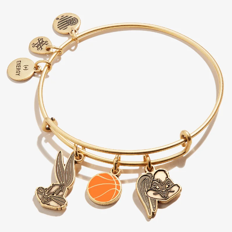 women's bracelets elegant touch -Space Jam Bugs + Lola Trio Charm Bangle