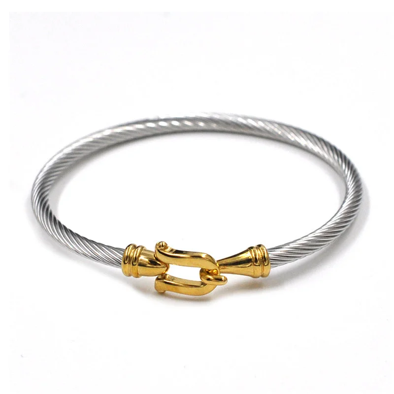 Fine Rigid Rope Gold Head