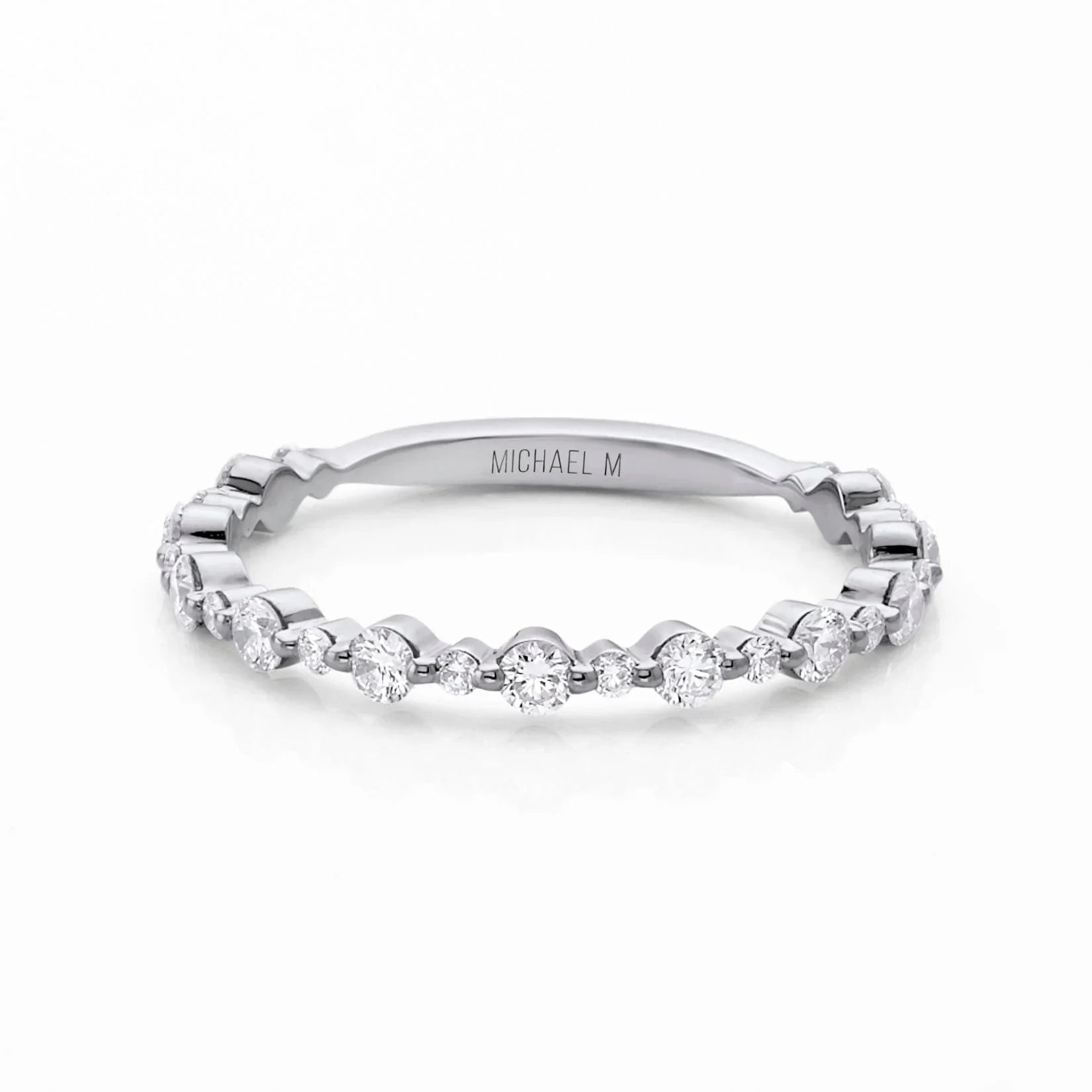 women's engagement rings hidden gem -0.70ctw Diamond Wedding Band