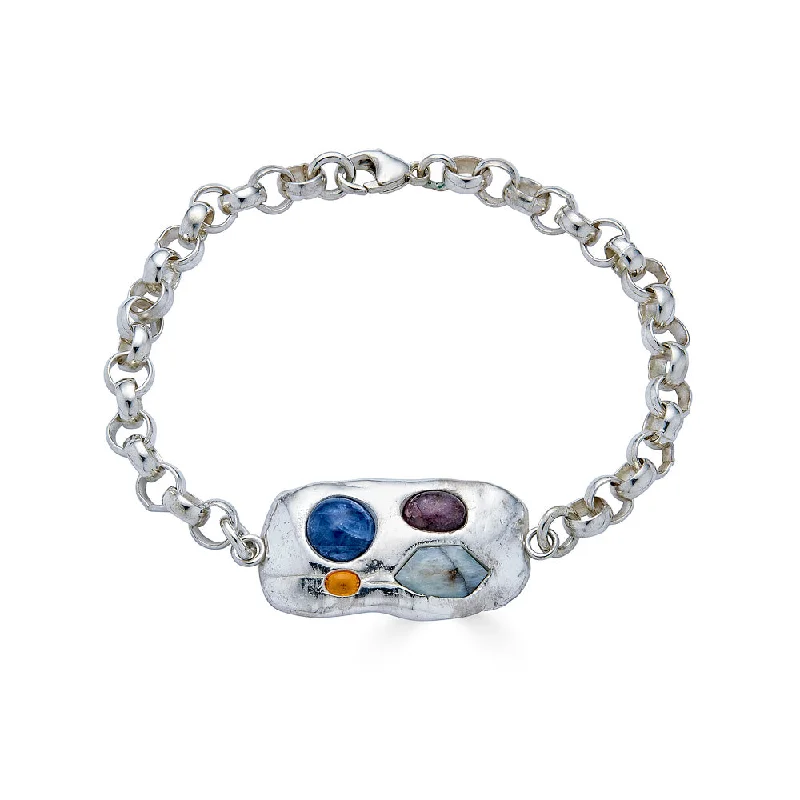 women's bracelets celestial moon and stars -Funfetti I.D. Bracelet