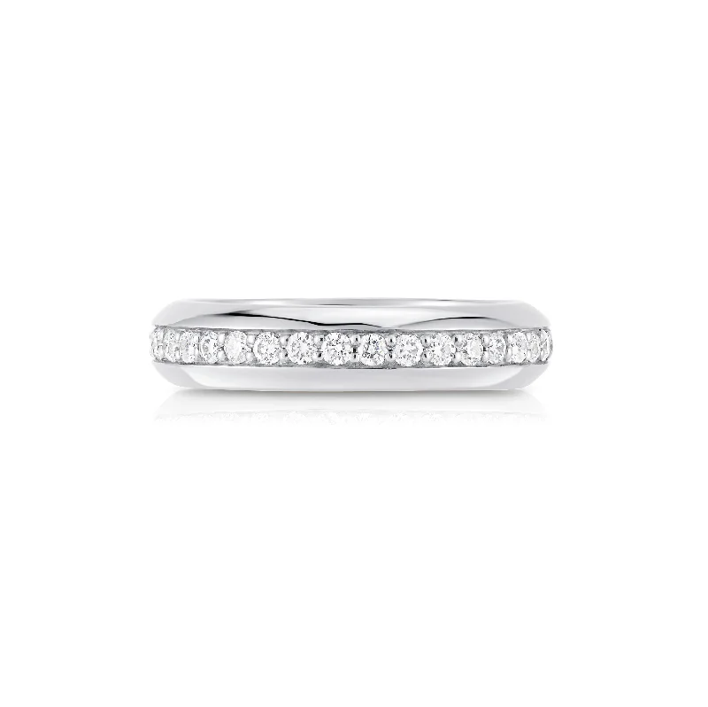 women's rings classic solitaire -Diamond Bubble Eternity Ring