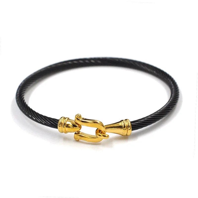 Fine Version Black Rope Gold Head