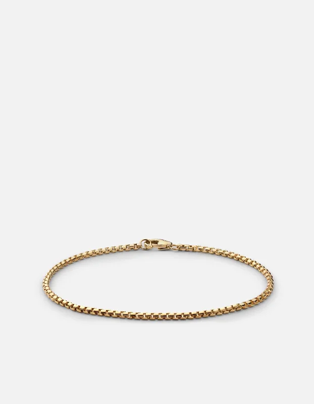 women's bracelets premium quality -Venetian Chain Bracelet, 14k Gold