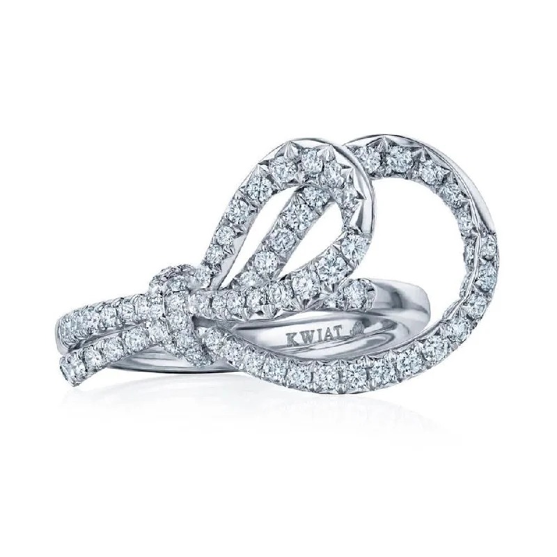 women's engagement rings unique design -KWIAT Bow 3/4 Carat Diamond Ring