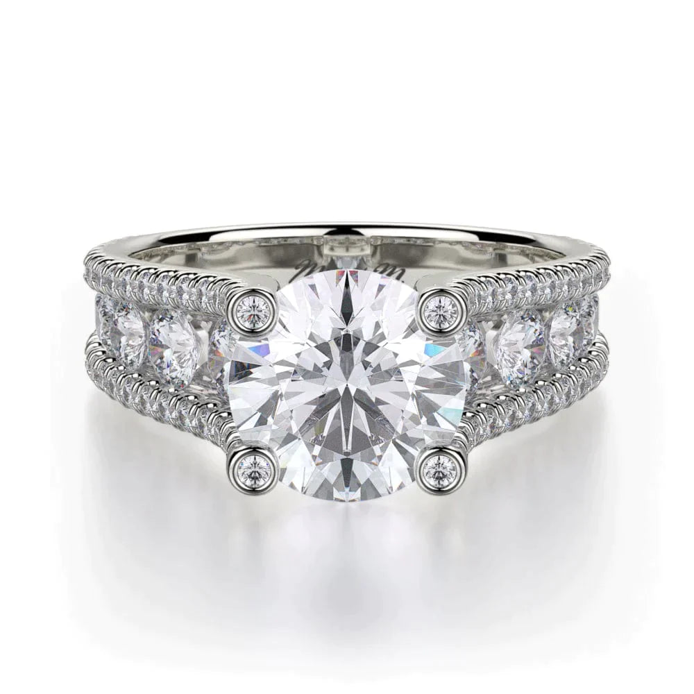 women's engagement rings moon and stars -1.15ctw Diamond Engagement Ring