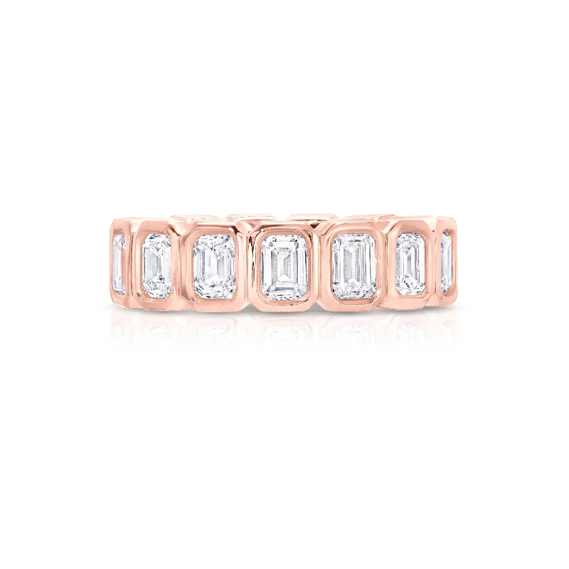 women's rings with hidden halo -NS Nova Eternity Band