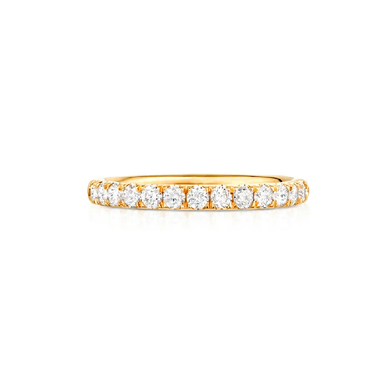 women's rings floral design -Diamond Band