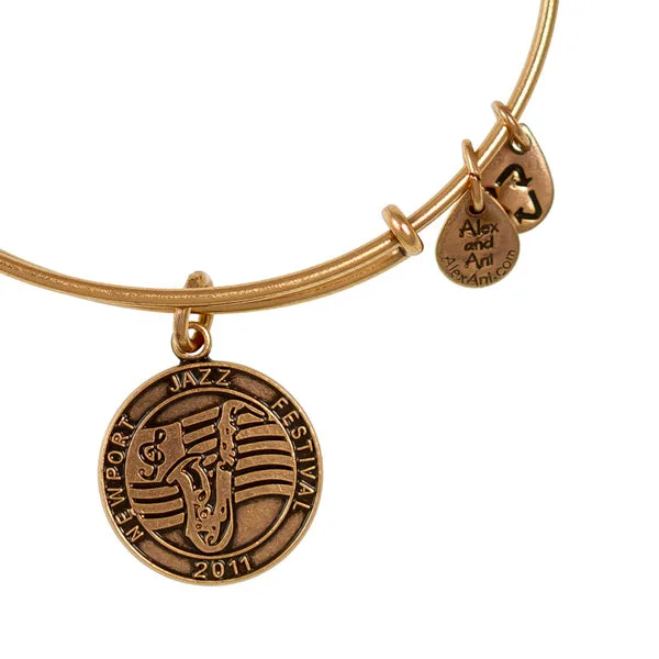 women's bracelets fashionable yet simple -Newport Jazz Festival 2011 Charm Bangle