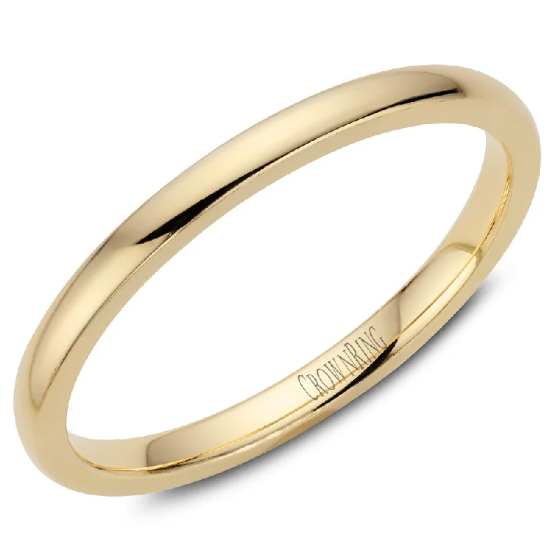 women's engagement rings hidden gem -Women's Narrow Gold Wedding Band