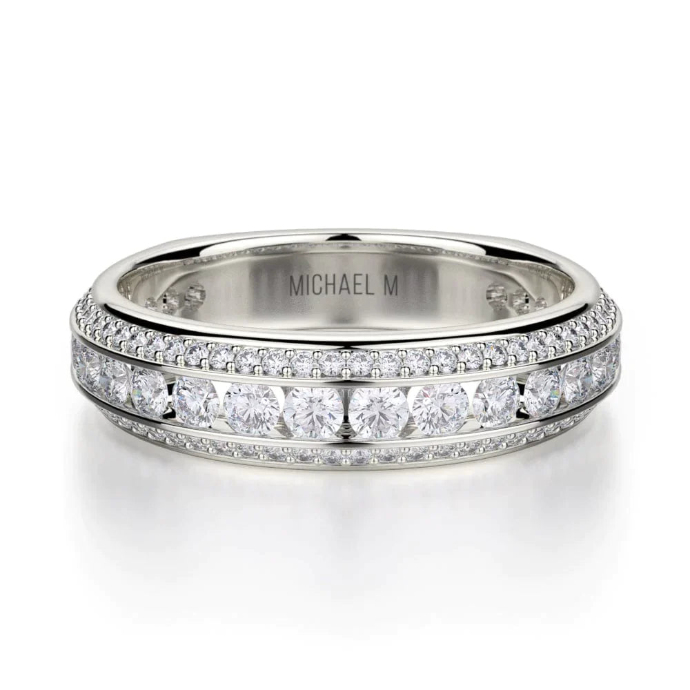 women's engagement rings radiant cut -0.90ctw Diamond Wedding Band