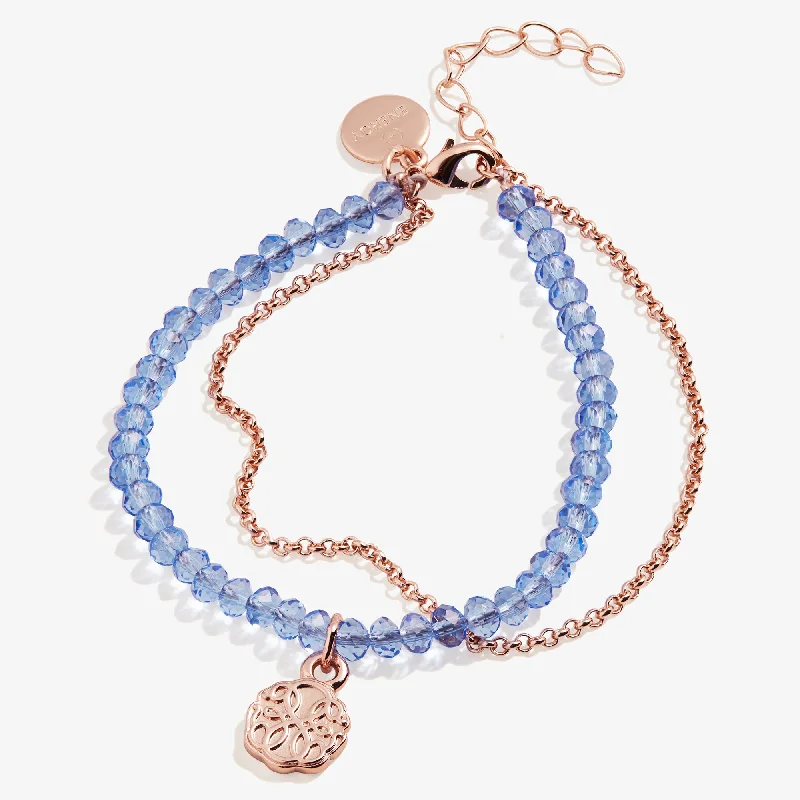 women's bracelets celestial star -Path of Life Bead and Chain Bracelet