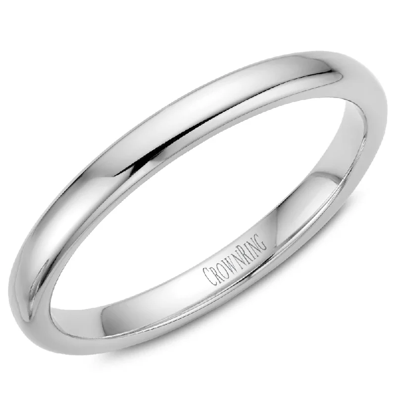 women's engagement rings personalized engraving -Women's Platinum Wedding Band