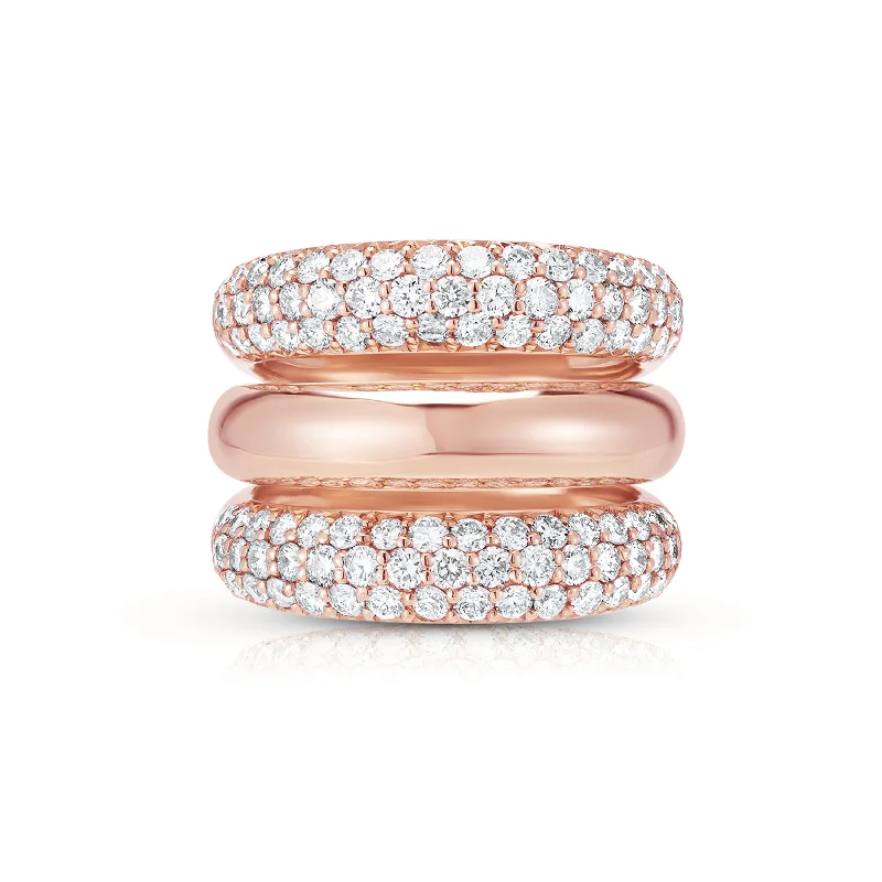 women's rings round cut -Mega Gemini Ring