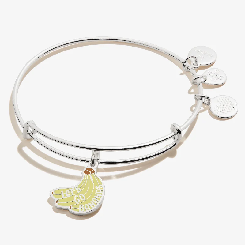 women's bracelets for daily wear -Let's Go Bananas' Charm Bangle