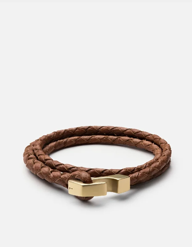 women's bracelets delicate chain -Ipsum Wrap, Matte Gold